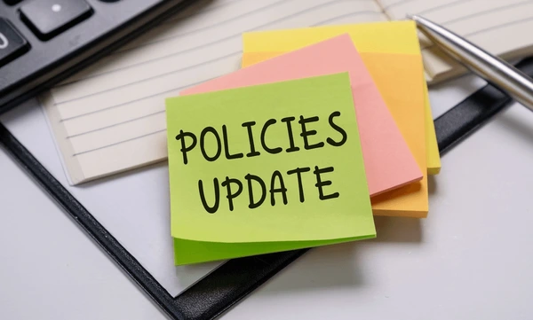 Notice of Policy Change